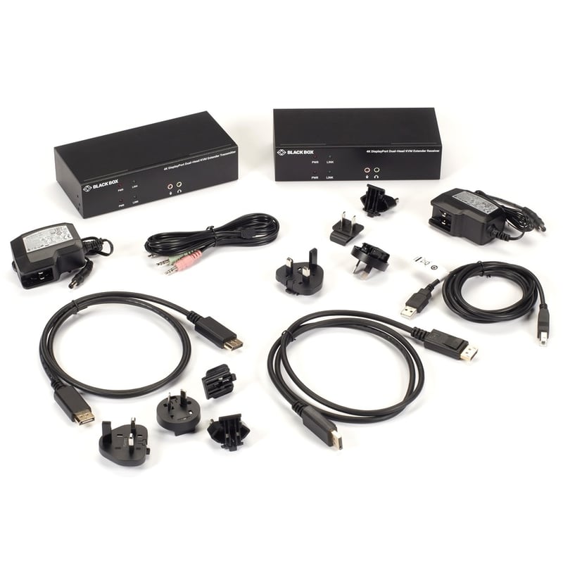 Black Box KVX KVXLCDPF-200 Video Extender Transmitter/Receiver - Thumbnail 4