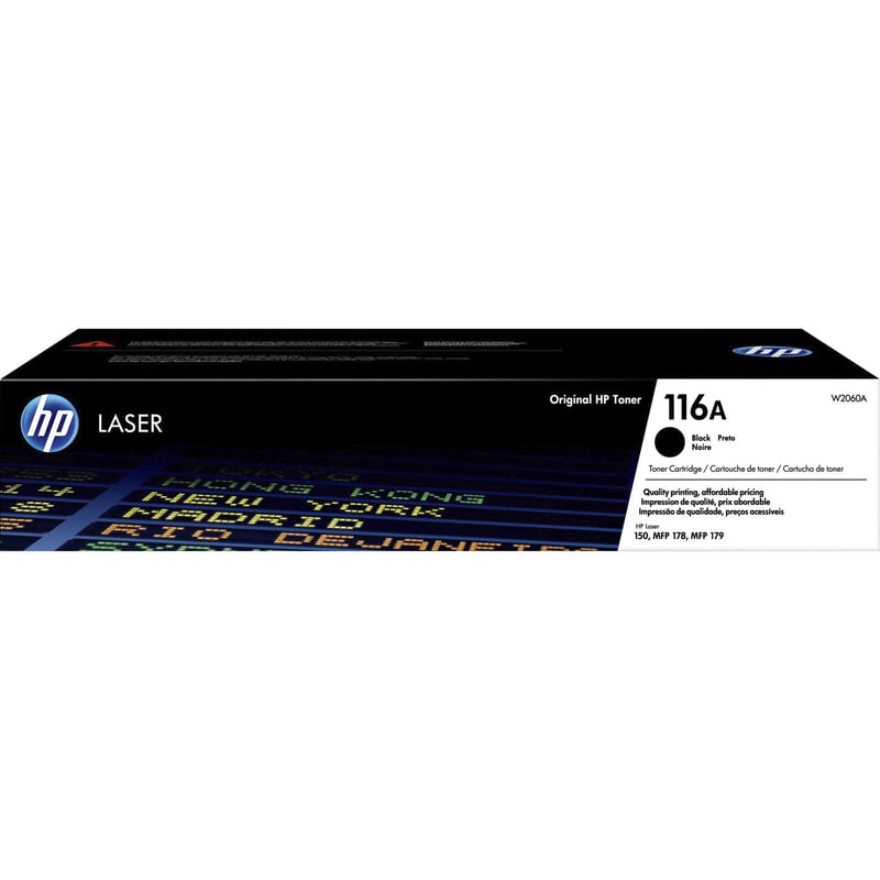 HP 116A (W2060A) Original Laser Toner Cartridge - Black - 1 Each - Thumbnail 1