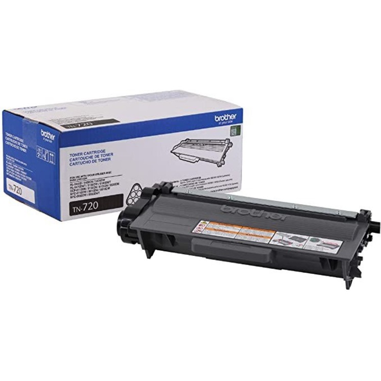 Brother Genuine TN720 Mono Laser Black Toner Cartridge - Thumbnail 3