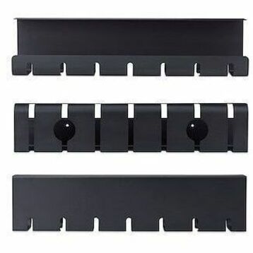 UNDER DESK CABLE MANAGEMENT - SLOTTED STYLE CABLE ORGANIZER TRAY - Thumbnail 3