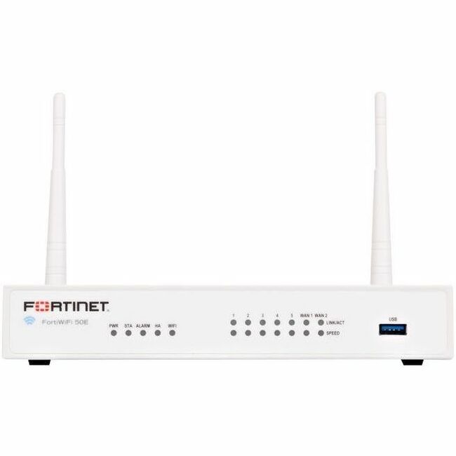 Fortinet FortiWifi FWF-50E Network Security/Firewall Appliance - Thumbnail 1