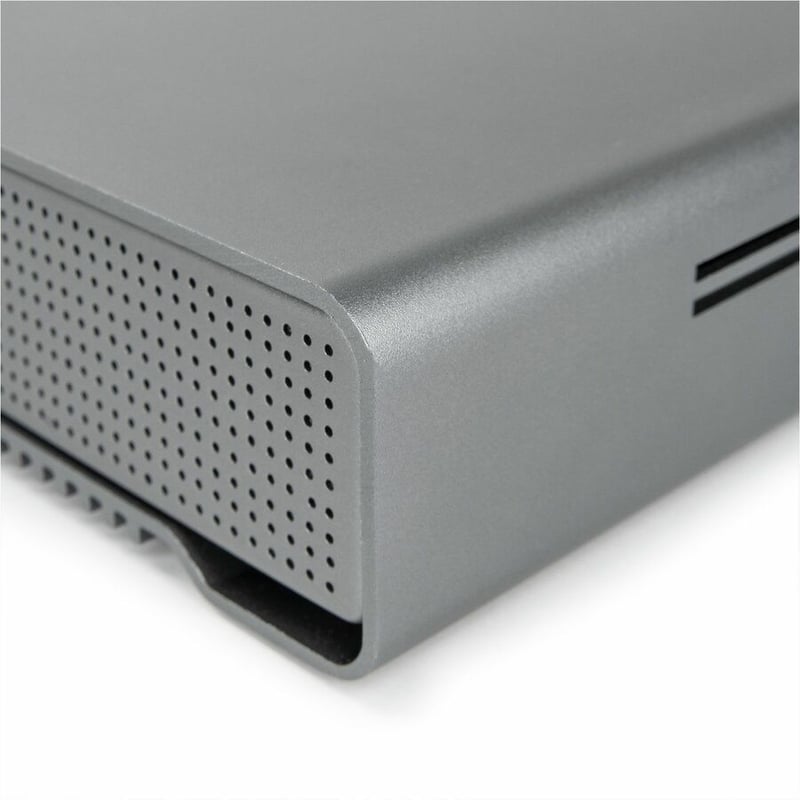 Rocstor Rocpro D90 28 TB Rugged Hard Drive - External - SATA (SATA/600) - Aluminum Gray
