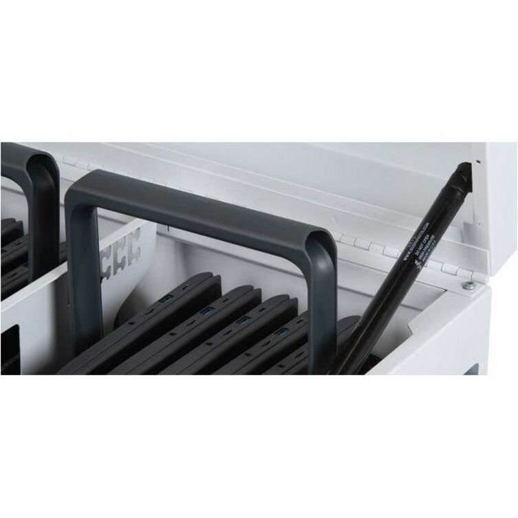 Bretford CUBE Toploader Cart with Caddies 30 Bay Charging Cart - Thumbnail 2