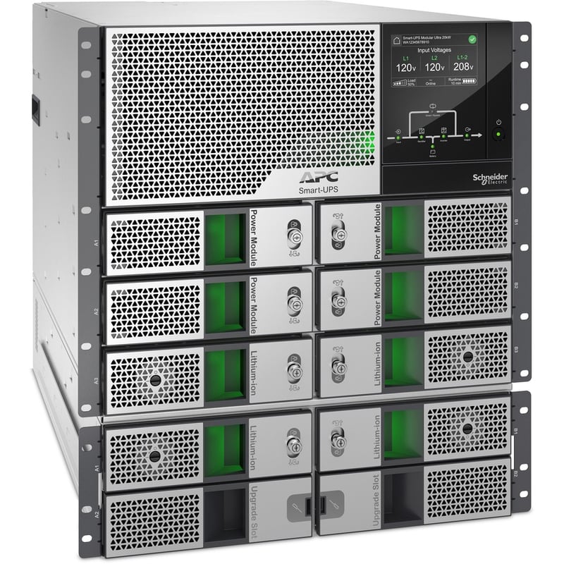 APC by Schneider Electric Smart-UPS Modular Ultra 20kW Scalable to 20kW N+1 Rackmount 208/240V - Thumbnail 2