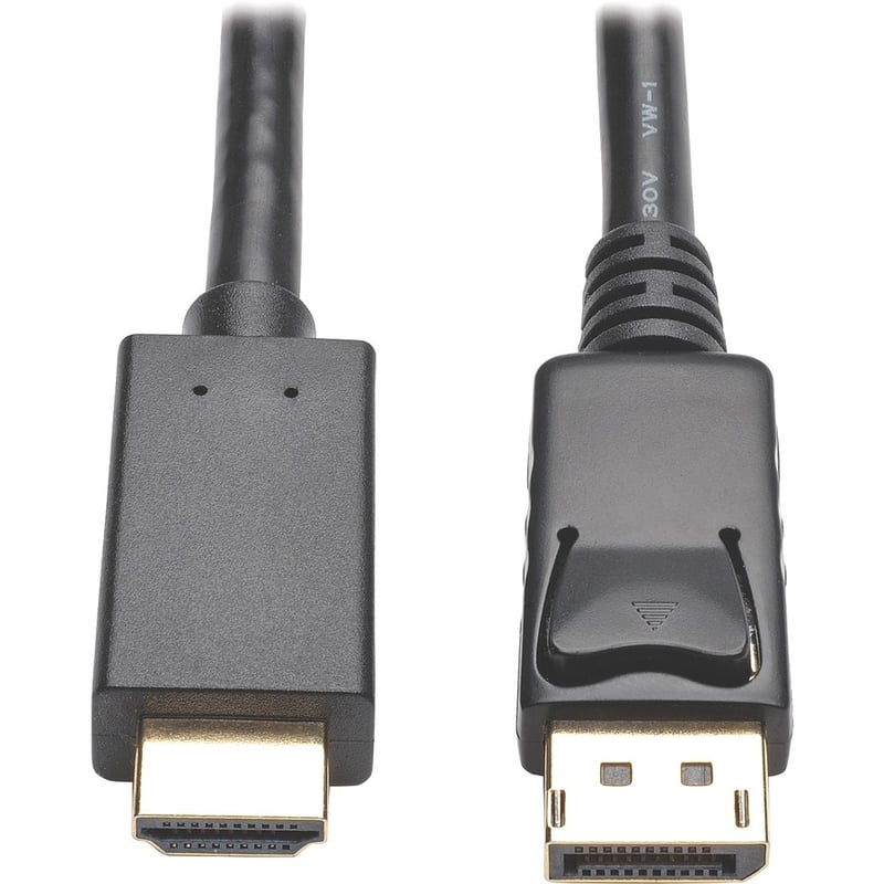 Eaton Tripp Lite Series DisplayPort 1.2 to HDMI Active Adapter Cable (DP with Latches to HDMI M/M), 4K, 3 ft. (0.9 m) - Thumbnail 2