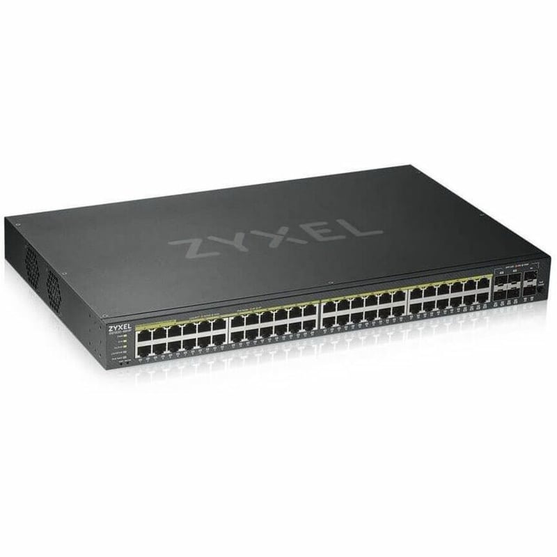 ZYXEL 48-port GbE Smart Managed PoE Switch - Thumbnail 1