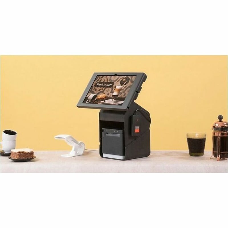 IPAD PRO M4 11IN (2024), APEX ENCLOSURE TABLET PRINTER KIOSK - BLACK - Thumbnail 2