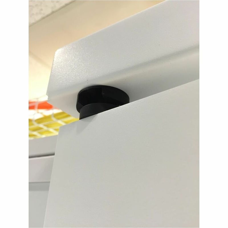 Ortronics MM20 Perforated Security Door - White - Thumbnail 4