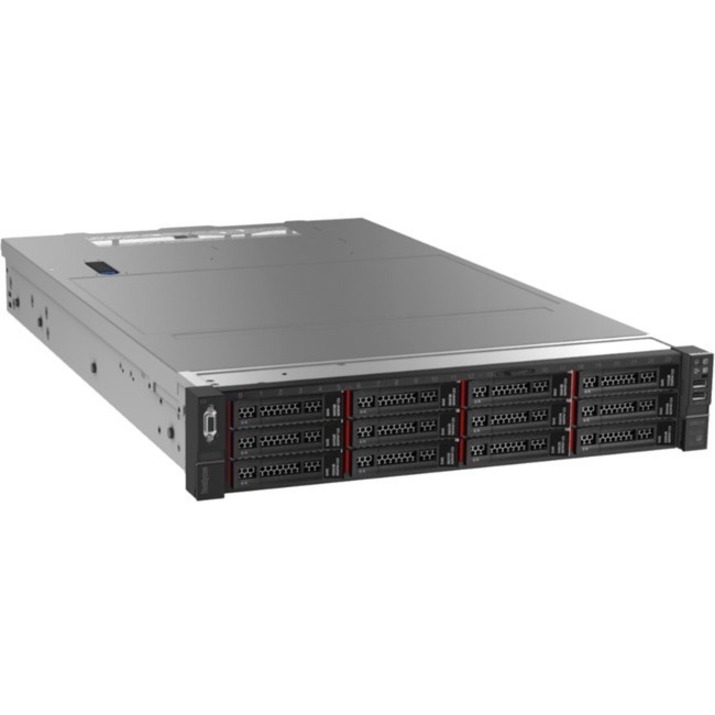 Lenovo ThinkSystem SR655 7Z01A04GNA 2U Rack Server - 1 EPYC 7282 2.40 GHz - 16 GB RAM - Serial ATA/600 Controller - Thumbnail 5