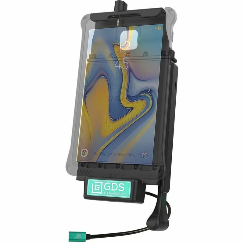 RAM Mounts GDS Vehicle Dock with Audio Cable for Samsung Tab A 8.0 (2018) SM-T387 - Thumbnail 2