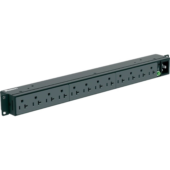 Panduit P12B19M Horizontal Basic Power Distribution Unit - Thumbnail 1