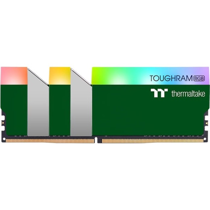 Thermaltake TOUGHRAM RGB Memory DDR4 3600MHz 16GB (8GB x2)-Racing Green - Thumbnail 3
