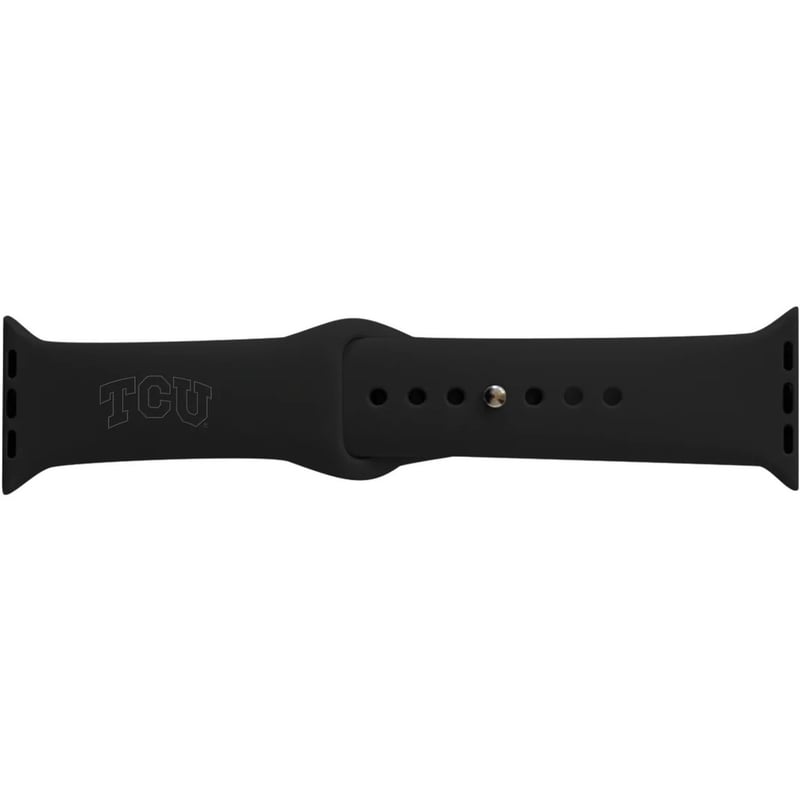 OTM Texas Christian University Silicone Apple Watch Band, Classic - Thumbnail 1