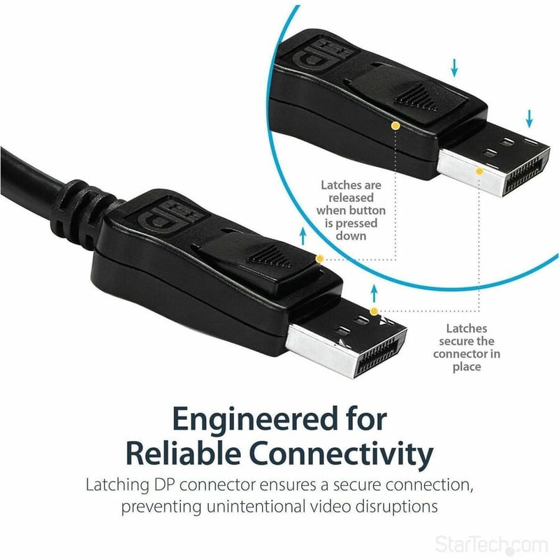 StarTech.com DisplayPort to HDMI Adapter, 1080p DP to HDMI Adapter/Video Converter, VESA Certified, DP to HDMI Monitor/Display, Passive - Thumbnail 3
