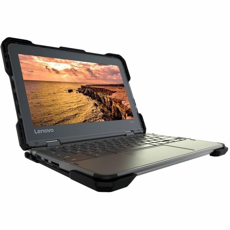 Rugged Hard Shell Case for Lenovo 500e / 500w Gen 4 Chrome & Windows (w/ Stylus Cutout) - Thumbnail 2