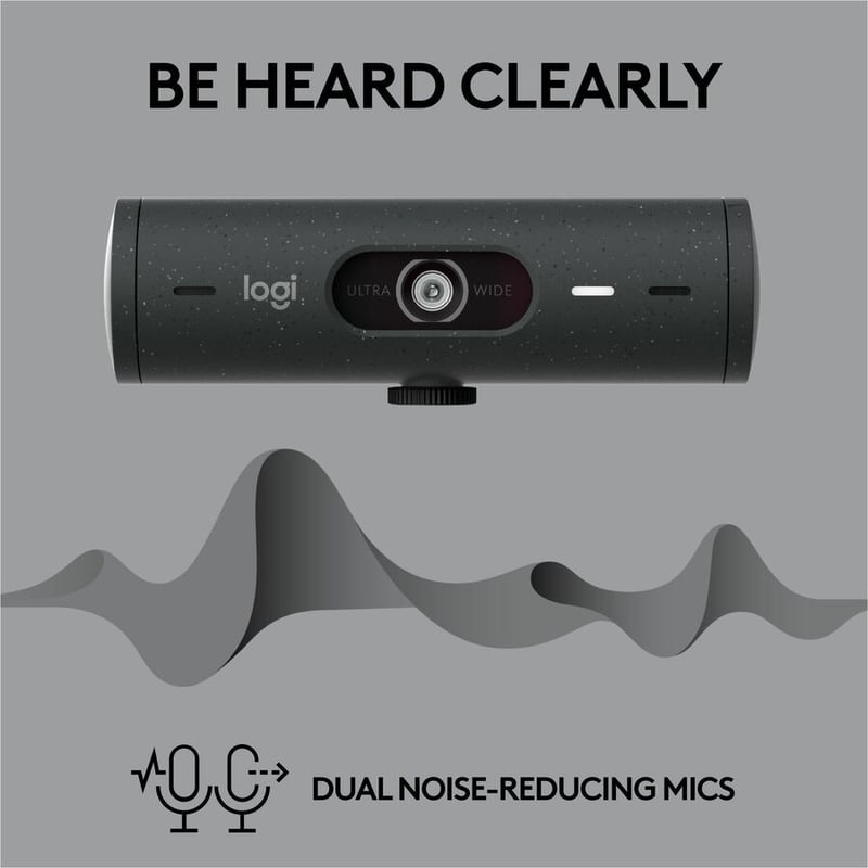 Logitech BRIO 505 Webcam - Black - TAA Compliant - Thumbnail 5