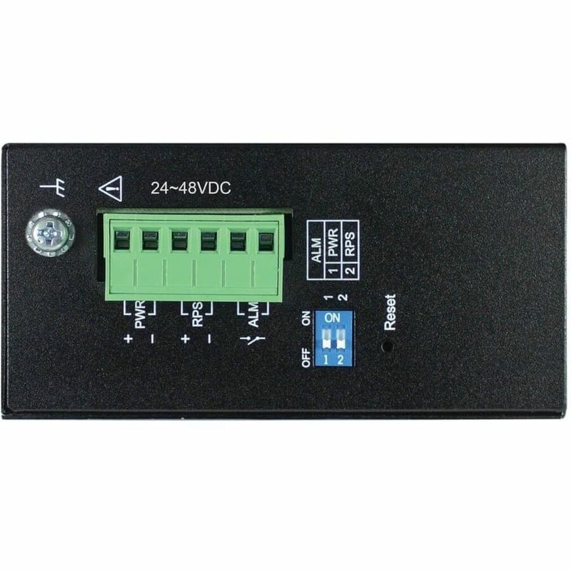 Tripp Lite by Eaton 8-Port Managed Industrial Gigabit Ethernet Switch - 10/100/1000 Mbps, 2 GbE SFP Slots, -40 to 75C, DIN Mount - TAA Compliant - Thumbnail 3