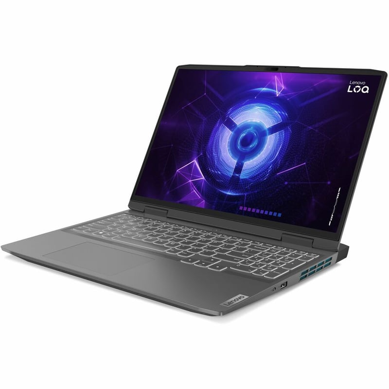 Lenovo LOQ 16IRH8 82XW001WUS 16" Gaming Notebook - 1920 x 1200 - Intel Core i7 13th Gen i7-13620H - 16 GB Total RAM - 512 GB SSD - Onyx Gray - Thumbnail 3