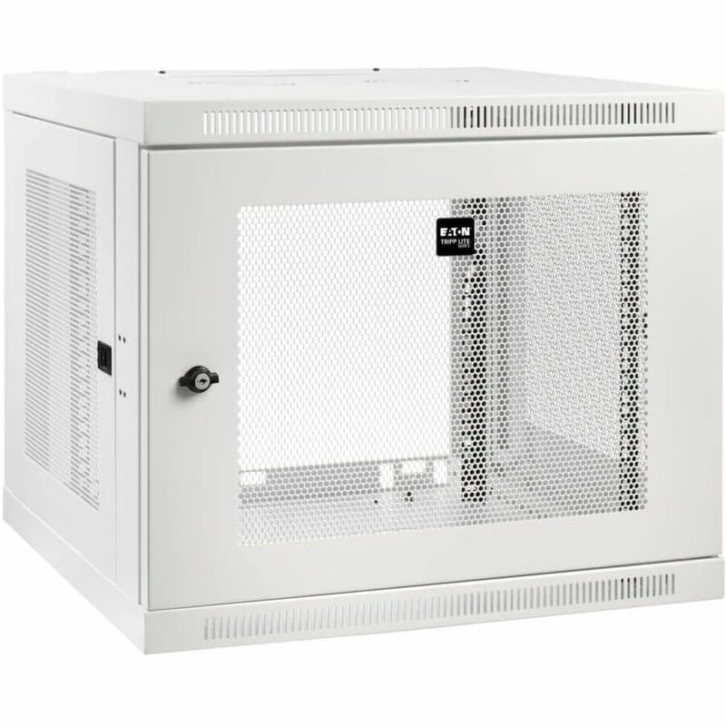 Tripp Lite by Eaton SmartRack 9U Low-Profile Switch-Depth-Plus Wall-Mount Mini Rack Enclosure White - Thumbnail 1