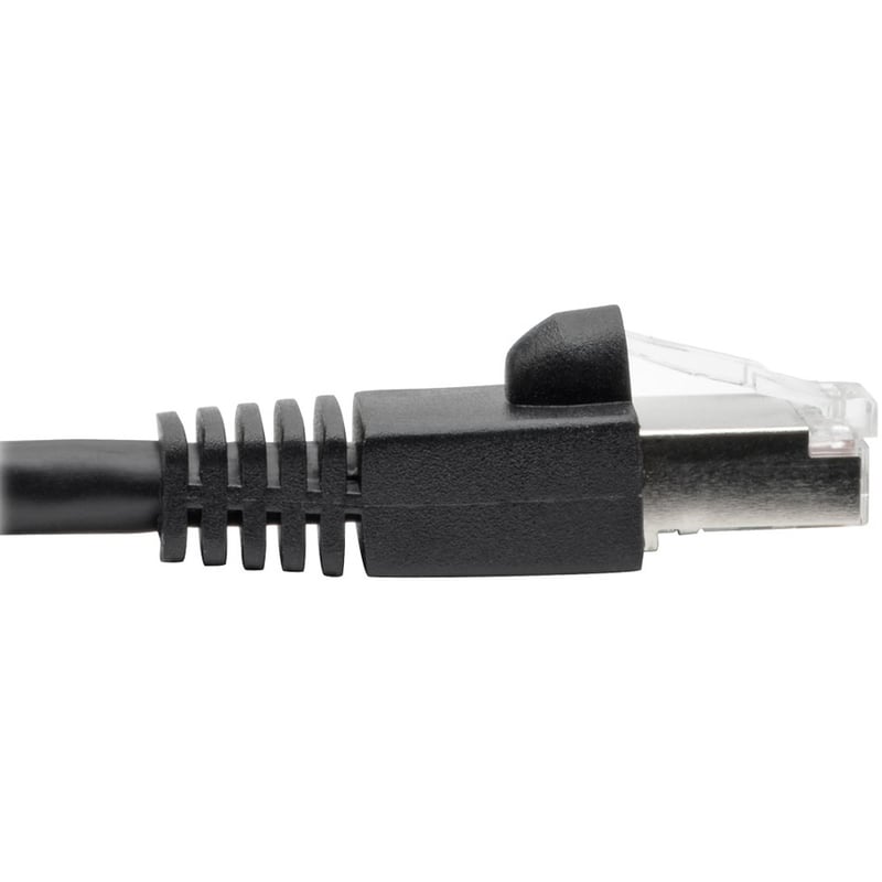 Eaton Tripp Lite Series Cat6a 10G Snagless Shielded STP Ethernet Cable (RJ45 M/M), PoE, Black, 7 ft. (2.13 m) - Thumbnail 4