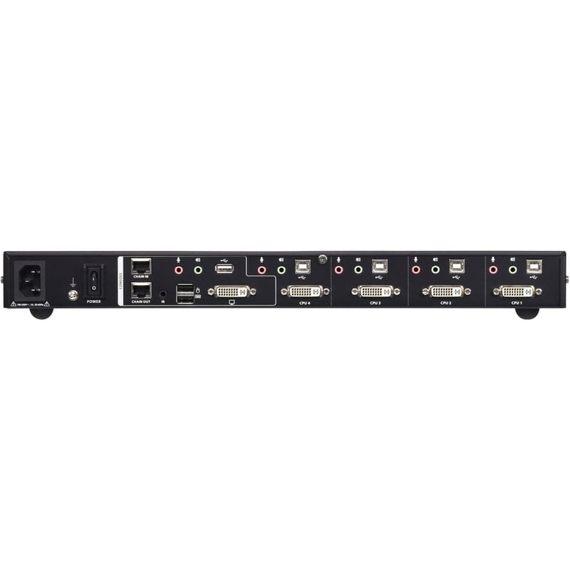 ATEN CM1164A 4-Port USB DVI Multi-View KVMP Switch-TAA Compliant - Thumbnail 3