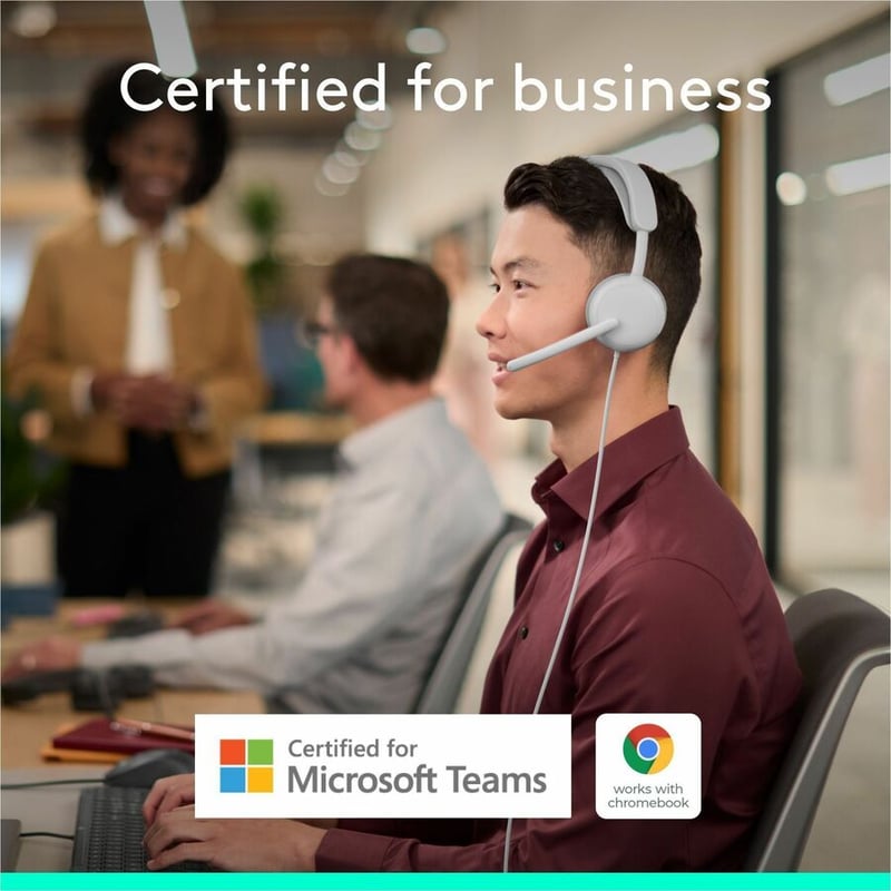 ZONE WIRED 2 HEADSET TEAMS FOR BUSINESS - OFF WHITE - Thumbnail 2