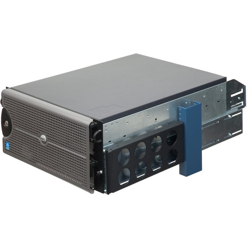 Rack Solutions 3U 2Post Universal Rail 24inD with Wirebar - Thumbnail 5