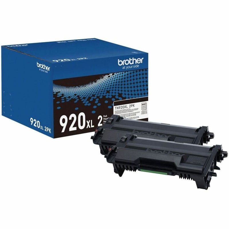 Brother Genuine TN920XL2PK High-yield Toner Cartridge Twin Pack - Thumbnail 1