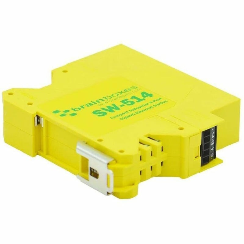 Brainboxes Compact Industrial 4 Port Gigabit Ethernet Switch - Thumbnail 2