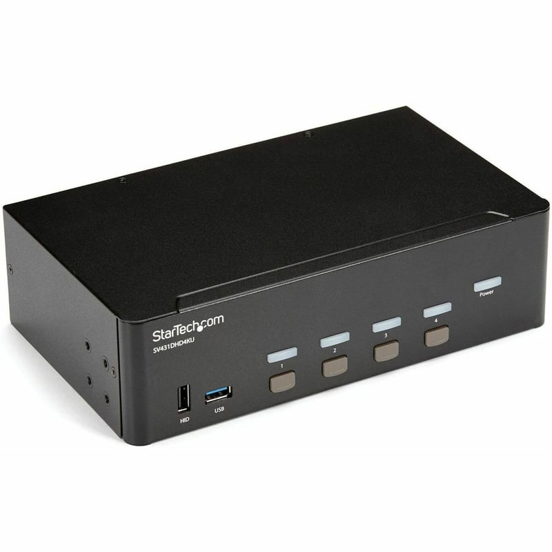 StarTech.com 4 Port HDMI KVM Switch - 4K 30Hz - Dual Display - Thumbnail 1
