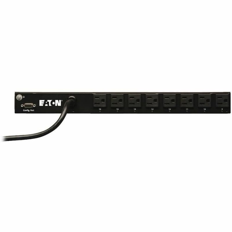 Tripp Lite by Eaton PDU 1.4kW Single-Phase Switched PDU - LX Interface 120V Outlets (16 5-15R) 5-15P 120V Input 12 ft. (3.66 m) Cord 1U Rack-Mount TAA - Thumbnail 2