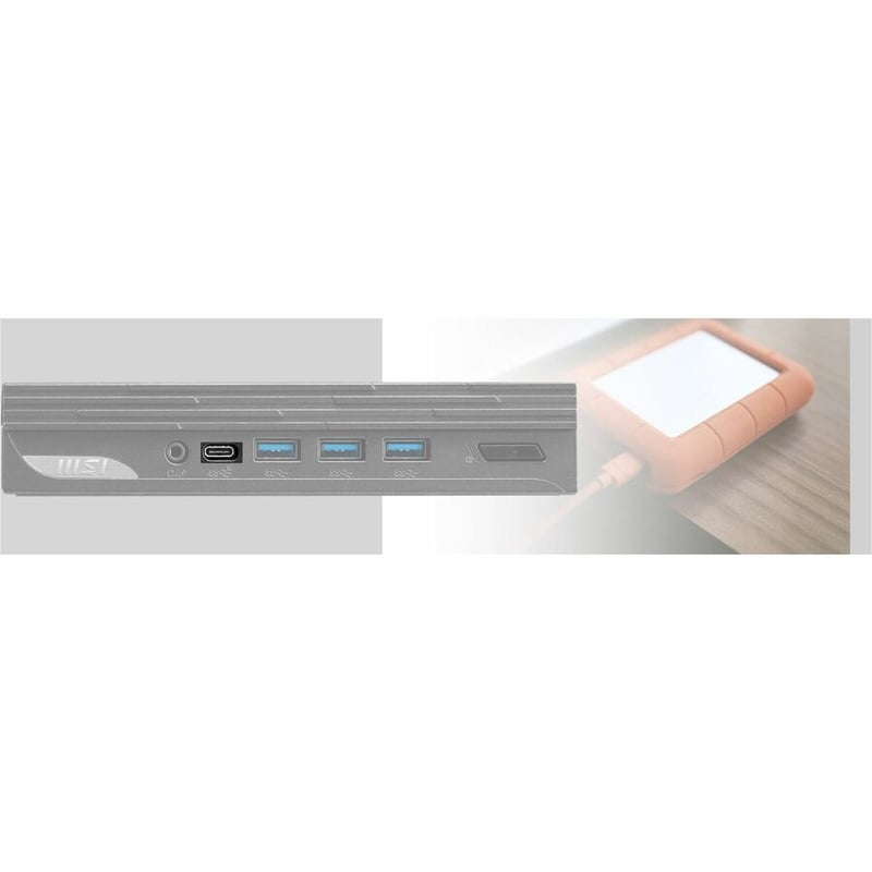 MSI PRO DP10 13M-021BUS, Barebone Mini PC, Intel i7-1360P CPU - Thumbnail 3