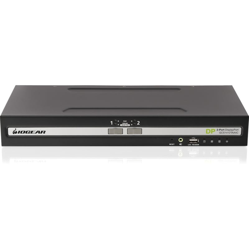 IOGEAR 2-Port Single View DisplayPort KVM Switch w/Audio and CAC support - Thumbnail 2