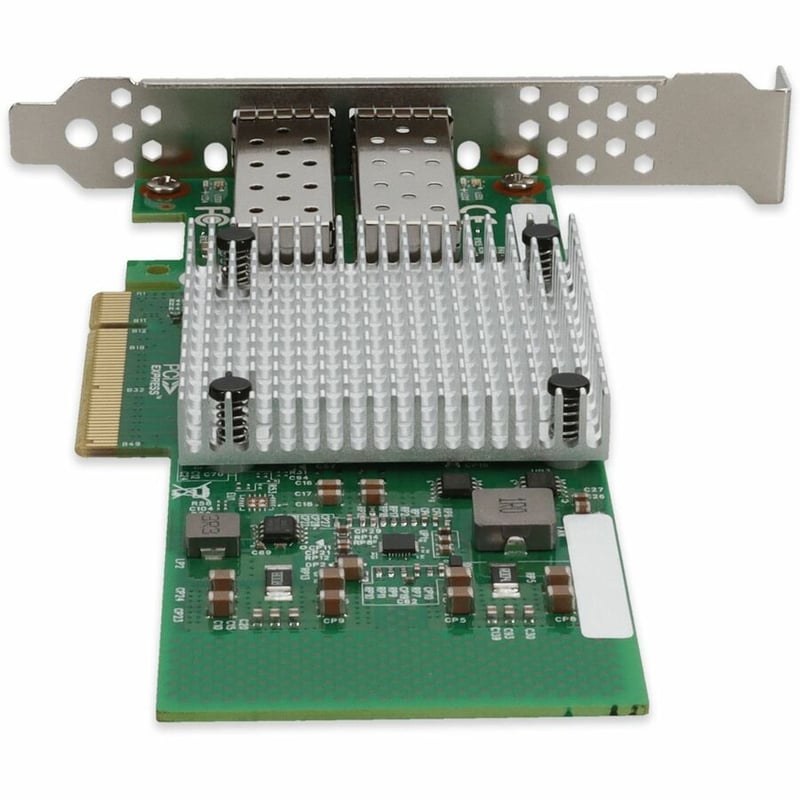 AddOn QLogic QLE3242-SR-CK Comparable 10Gbs Dual SFP+ Port 300m Network Interface Card with 2 10GBase-SR SFP+ Transceivers - Thumbnail 4