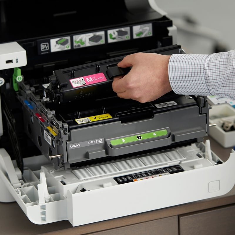 Brother TN437BK Original Ultra High Yield Laser Toner Cartridge - Black - 1 Each - Thumbnail 3