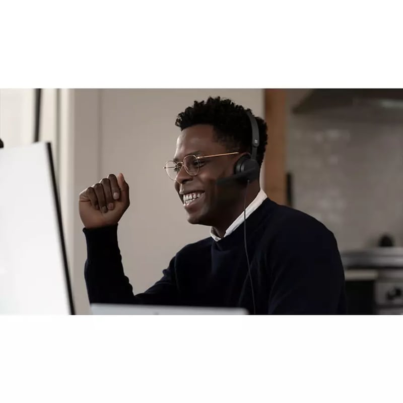 INCASE MODERN USB HEADSET DESIGNED BY MICROSOFT - BLACK - Thumbnail 2