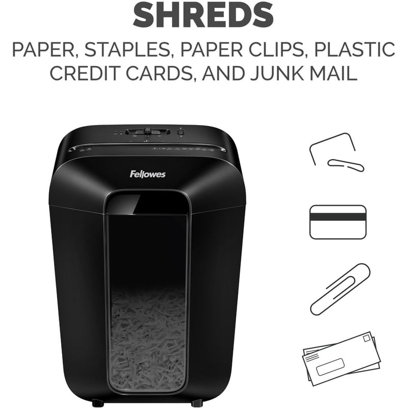 Fellowes Powershred LX70 11 Sheet Cross-Cut Shredder - Thumbnail 5