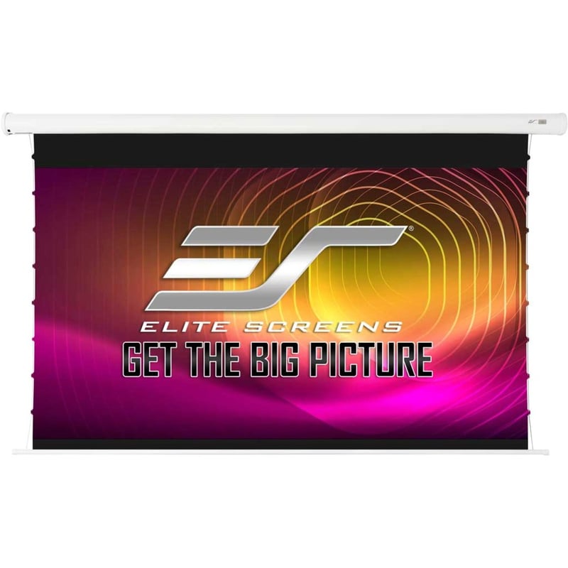 Elite Screens VMAX Tab-Tension 3 VMAXT120XWH3 120" Electric Projection Screen - Thumbnail 1