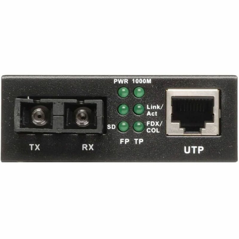Tripp Lite by Eaton Gigabit Multimode Fiber to Ethernet Media Converter 10/100/1000 to 1000BaseLX SC 2km 1310nm - Thumbnail 3
