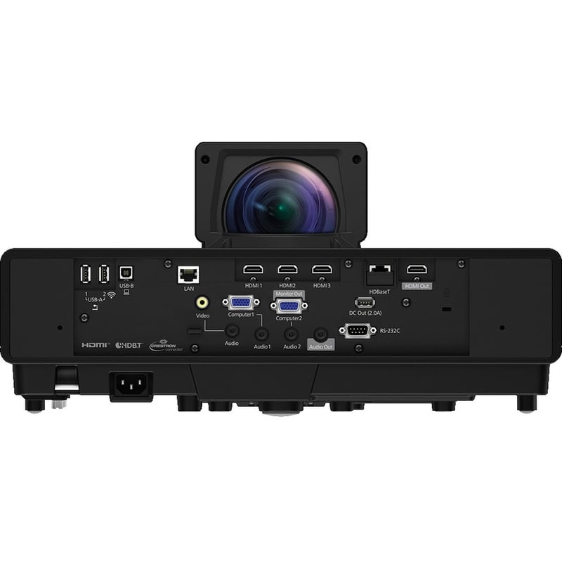 Epson PowerLite 805F Ultra Short Throw 3LCD Projector - 16:9 - Wall Mountable, Tabletop - Black - Thumbnail 2