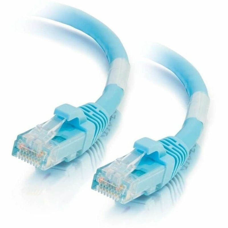 100FT CAT6A SNAGLESS UTP CABLE-AQUA - Thumbnail 1