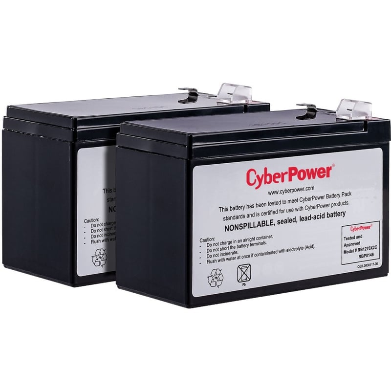 CyberPower RB1270X2C Replacement Battery Cartridge - Thumbnail 1