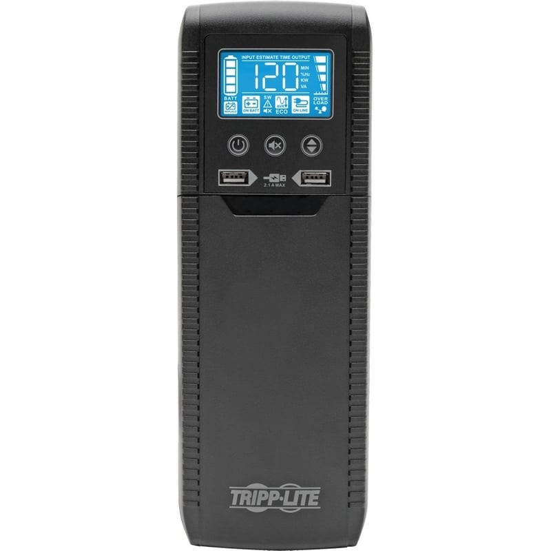 Tripp Lite by Eaton UPS Line-Interactive UPS with USB and 8 Outlets - 120V 1000VA 600W 50/60 Hz AVR ECO Series - Thumbnail 4