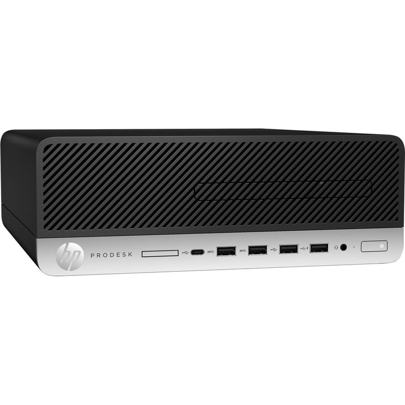 HP Business Desktop ProDesk 600 G5 Desktop Computer - Intel Core i3 9th Gen i3-9100 Quad-core (4 Core) 3.60 GHz - 8 GB RAM DDR4 SDRAM - 500 GB HDD - Small Form Factor - Thumbnail 3