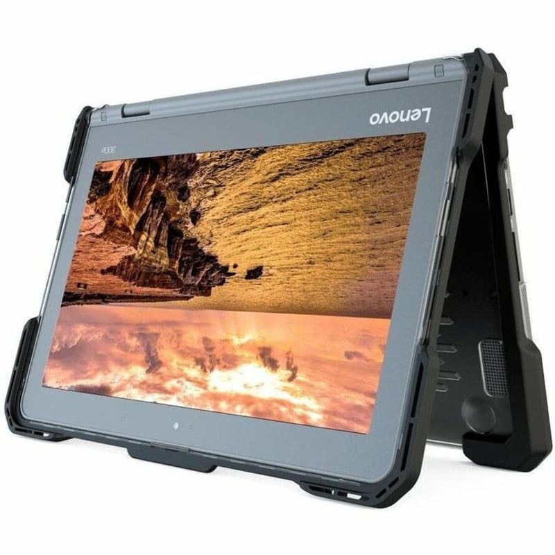 Rugged Hard Shell Case for Lenovo 500e / 500w Gen 4 Chrome & Windows (w/ Stylus Cutout) - Thumbnail 3