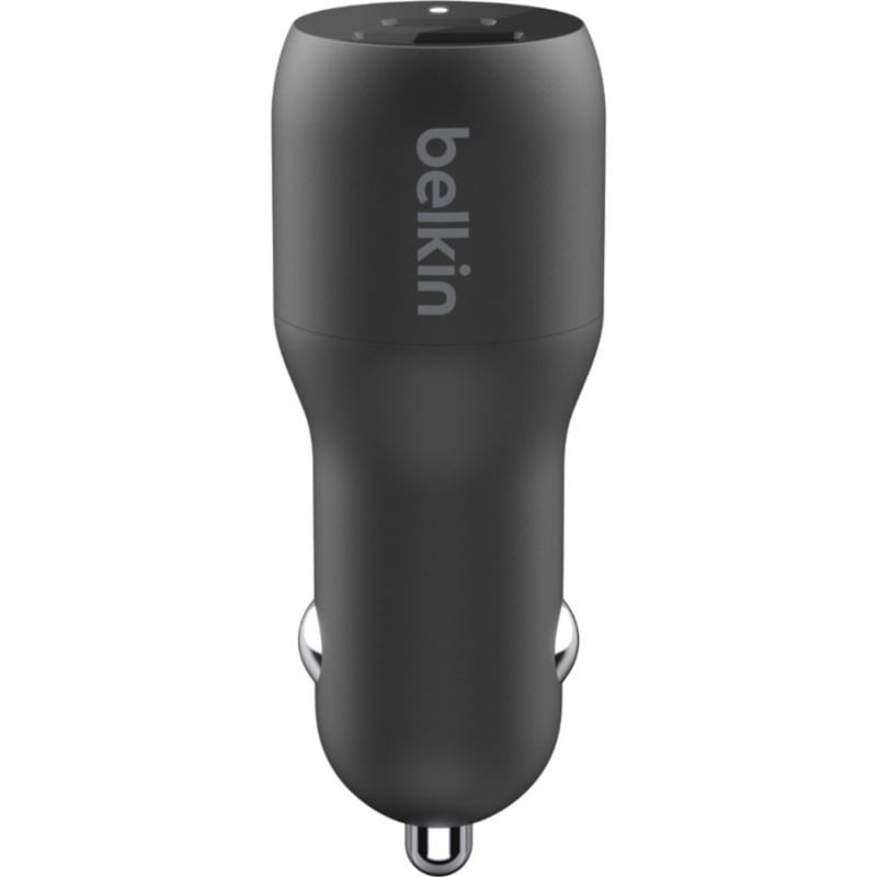 Belkin BoostCharge Dual Car Charger with PPS 37W (USB-C Cable with Lightning Connector included) - Thumbnail 3