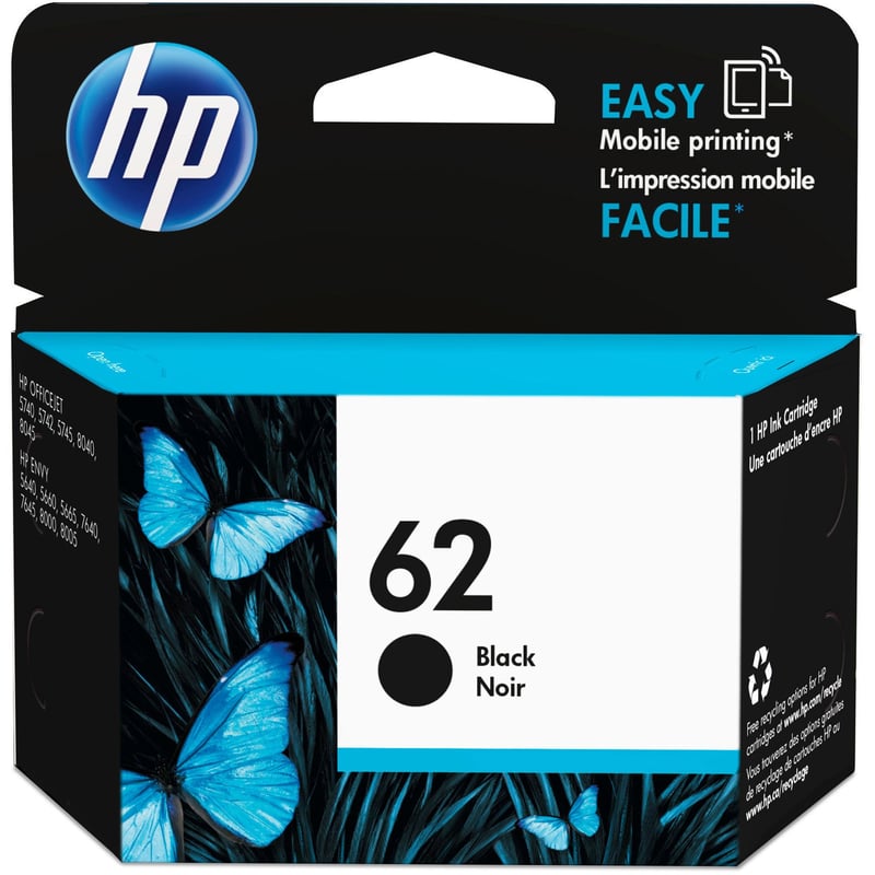 HP 62 Original Ink Cartridge - Single Pack - Thumbnail 1