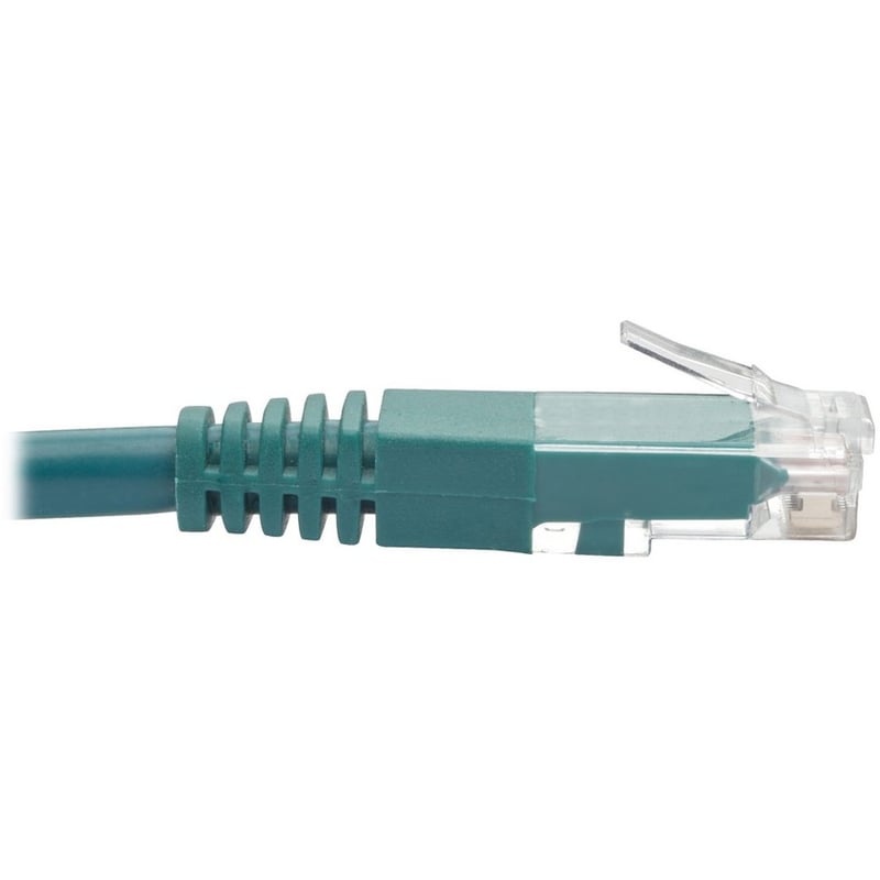 Eaton Tripp Lite Series Cat6 Gigabit Molded (UTP) Ethernet Cable (RJ45 M/M), PoE, Green, 3 ft. (0.91 m) - Thumbnail 4