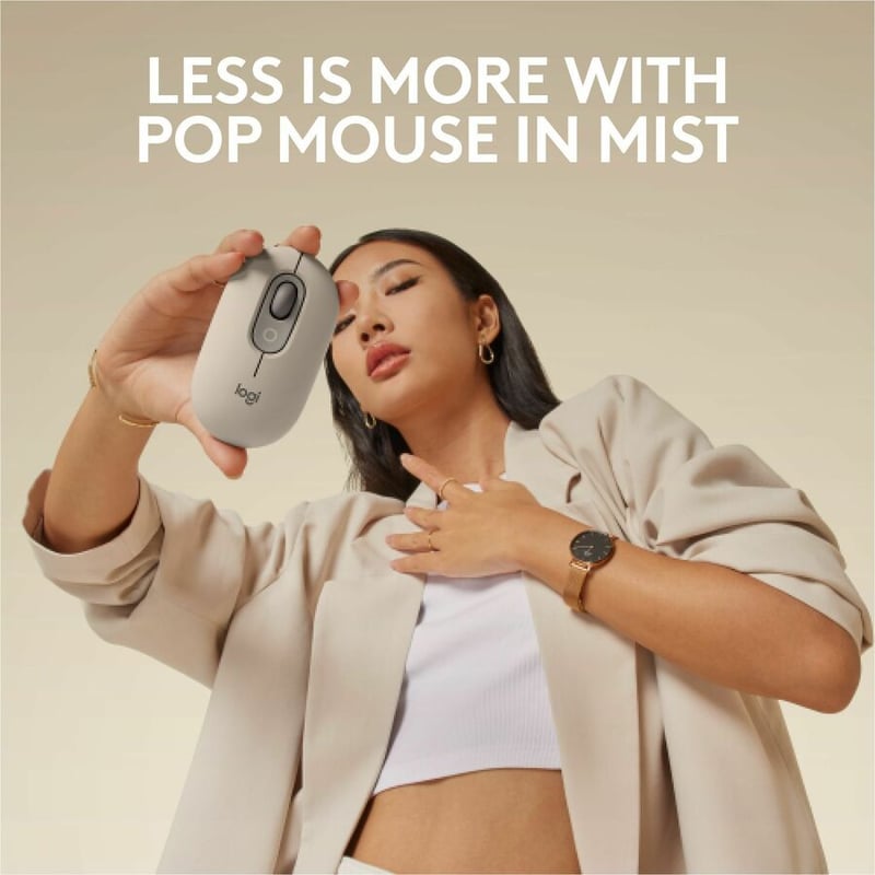 Logitech Pop Mouse - Mist - Thumbnail 2