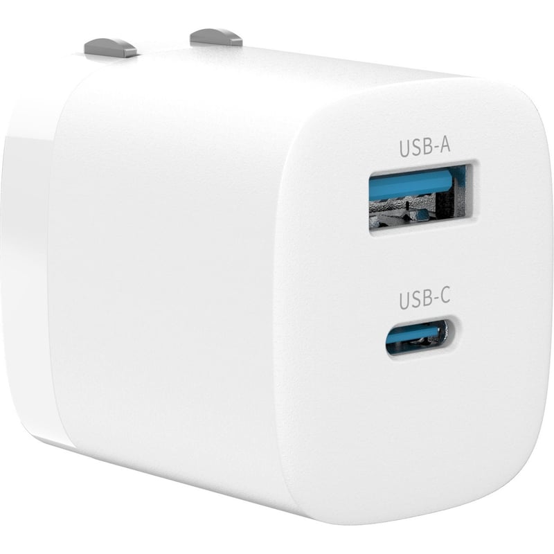 4XEM 33W GaN Wall Charger Dual Output 4XEM - White - Thumbnail 1